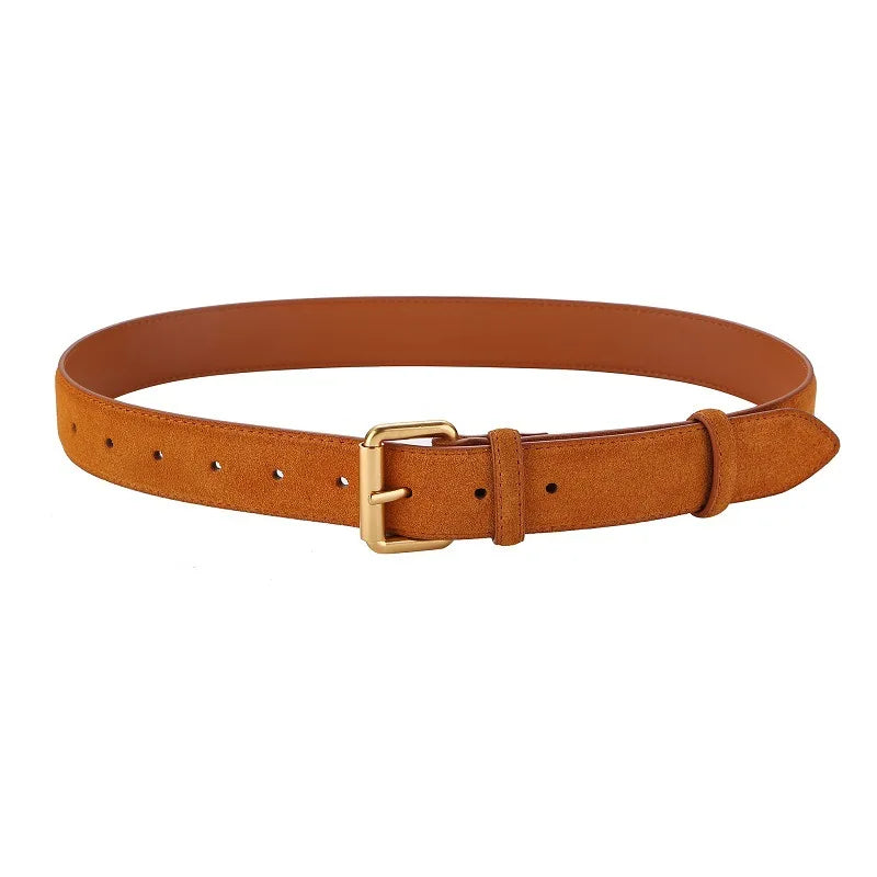 Suede Belt Dresses & Jeans Vintage