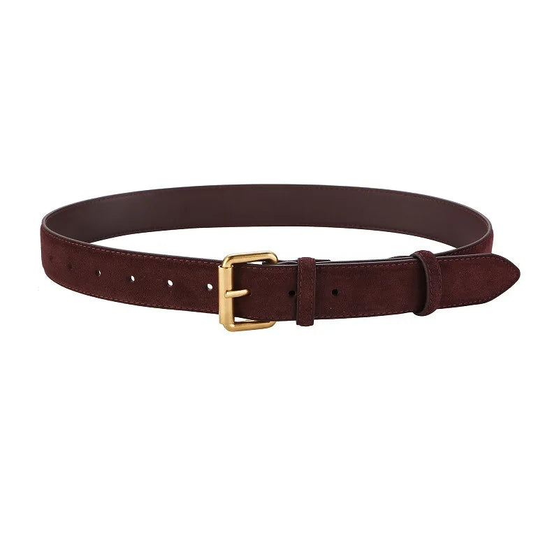 Suede Belt Dresses & Jeans Vintage