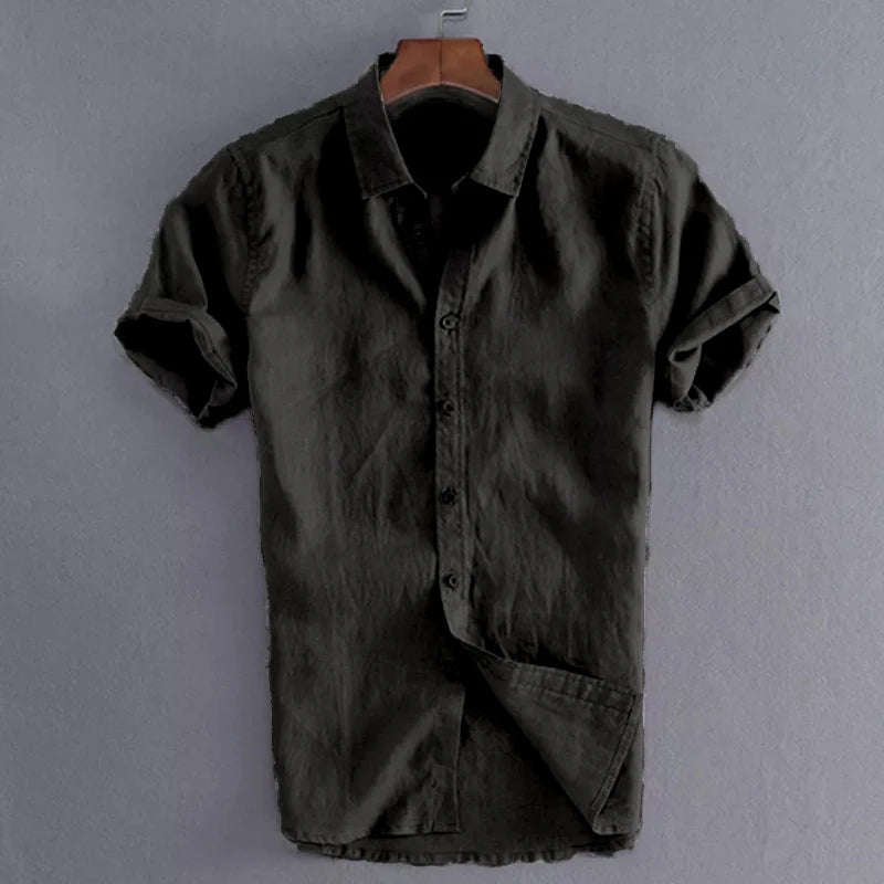 Casual Short Sleeve Shirt Leisure Street Wear
