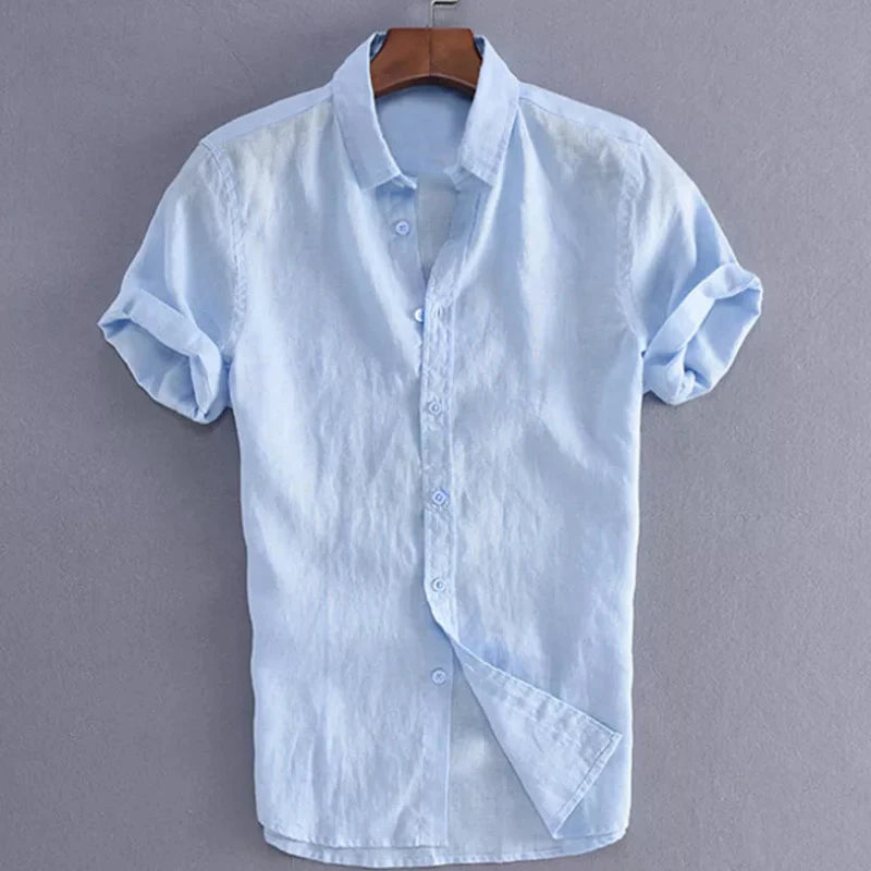 Casual Short Sleeve Shirt Leisure Street Wear