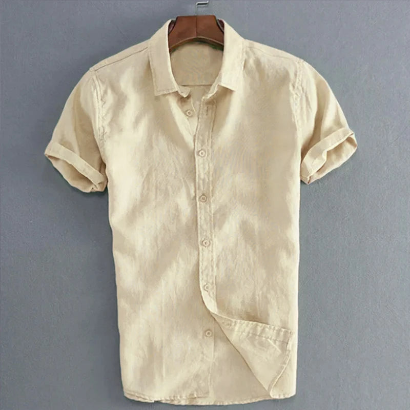 Casual Short Sleeve Shirt Leisure Street Wear