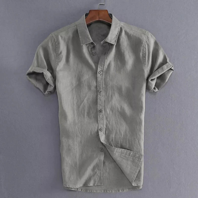 Casual Short Sleeve Shirt Leisure Street Wear