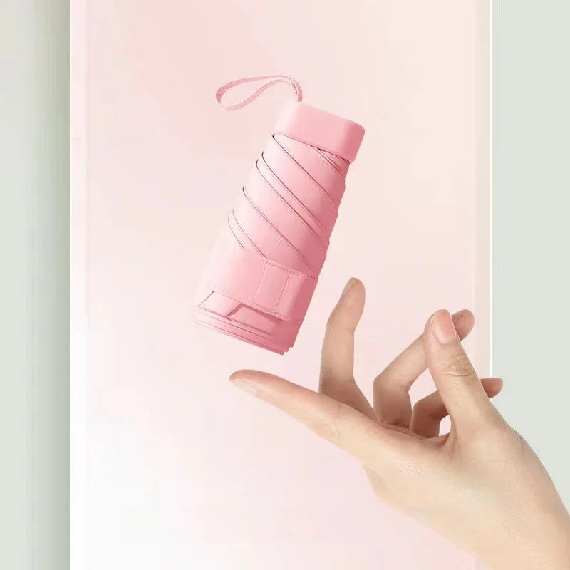 Mini Portable Umbrella – Stylish Protection Against Sun & Rain