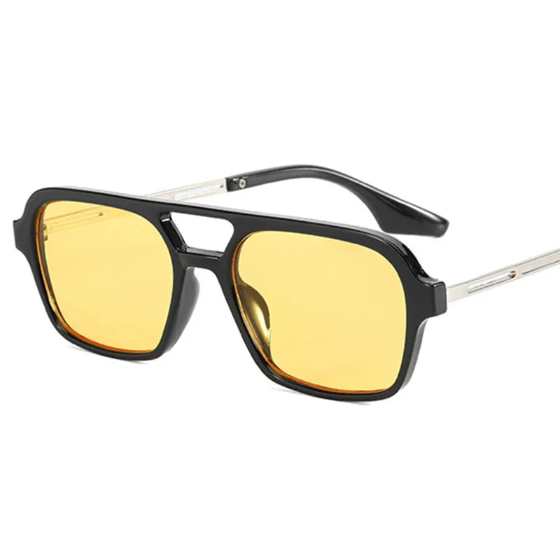 Retro Brand Small Rectangle Sunglasses