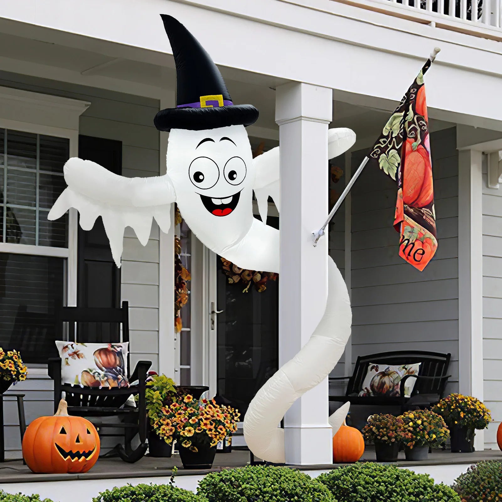 2 pcs Halloween Inflatables Outdoor Decor