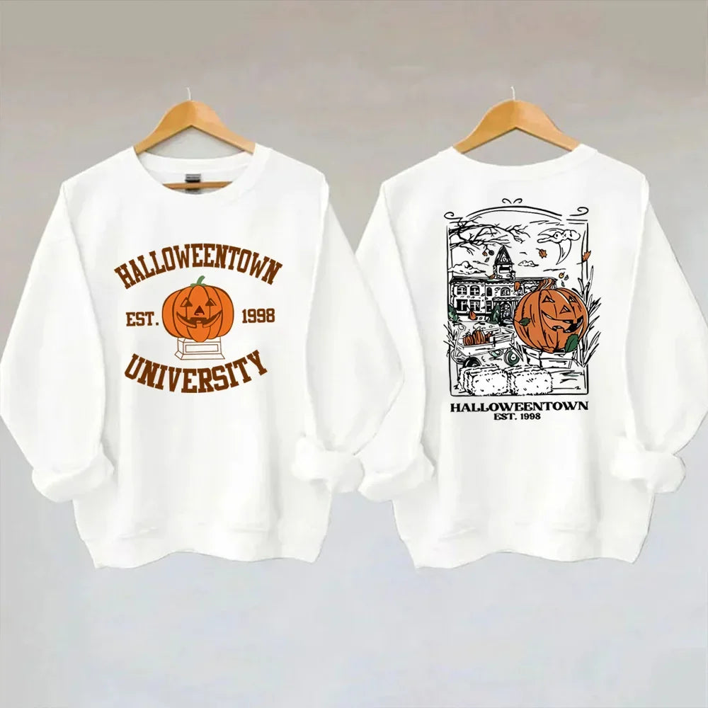 Halloweentown Sweatshirt Printed Pumpkin