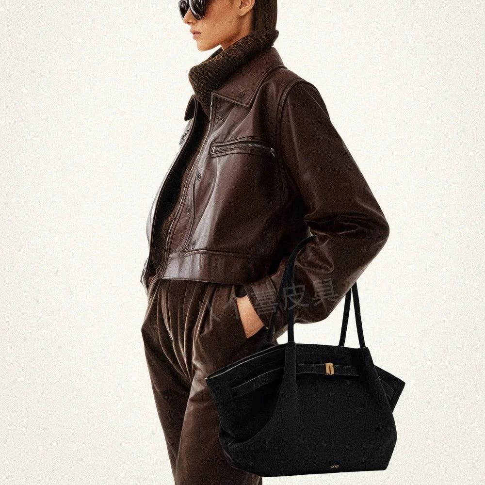 JW Pei Dumpling Bag Suede Shoulder