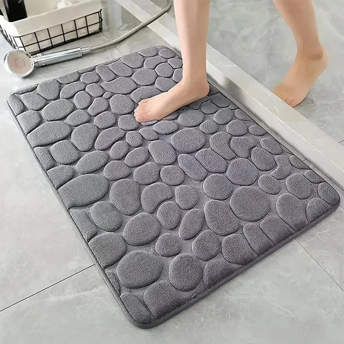 3D Anti-Slip Bathroom Mat – Comfort, Safety & Style at Your Feet