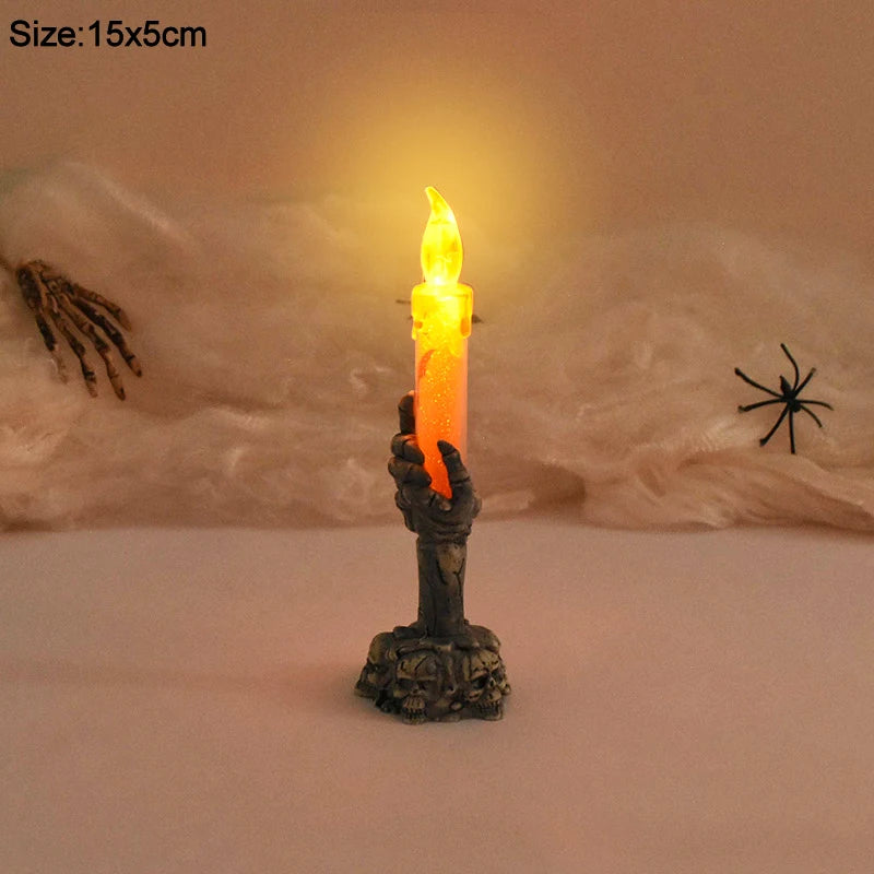 Halloween Led Candles Skeleton Ghost Hands