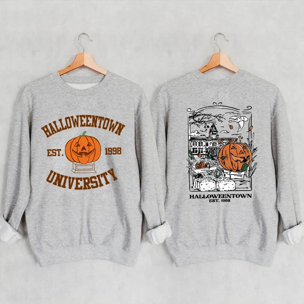 Halloweentown Sweatshirt Printed Pumpkin