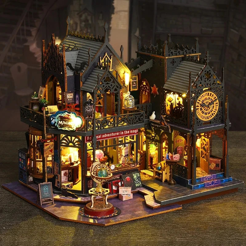 DIY Wooden Dollhouse with Lights – Magic, Creativity & Exquisite Details