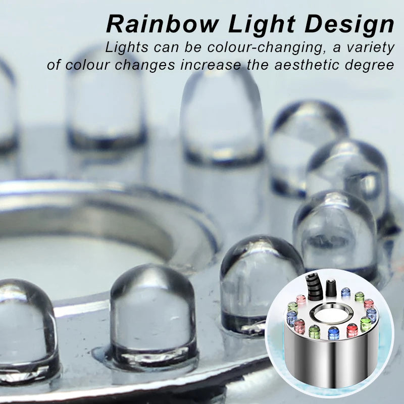 Mini LED Pumpkin Light Fogger Water Fountain