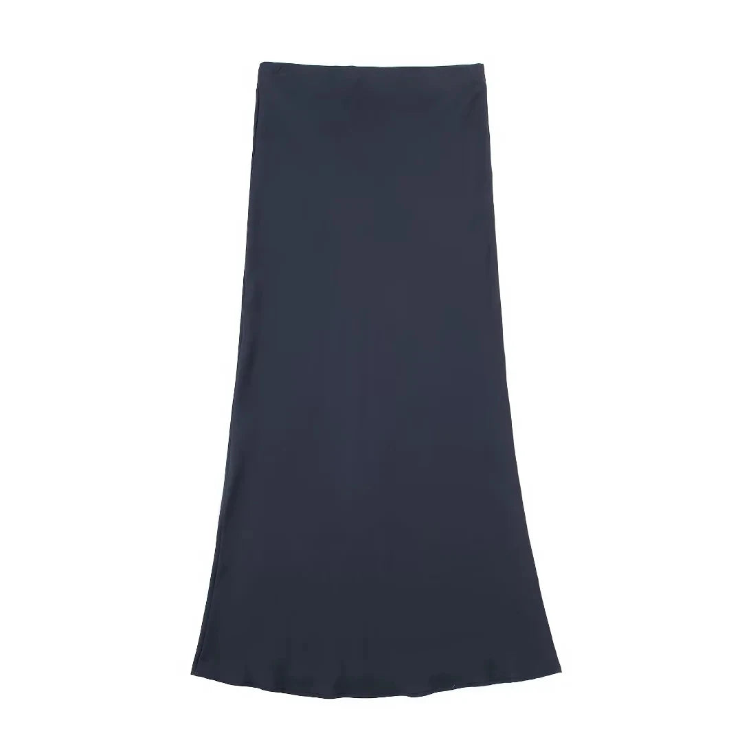 Long Skirt Classic Satin