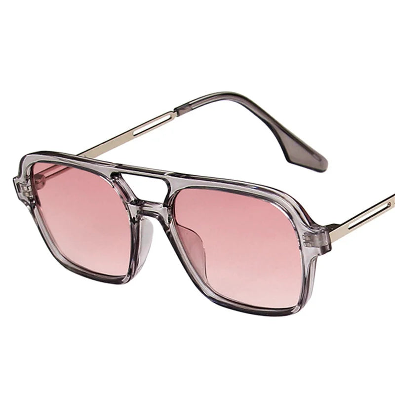 Retro Brand Small Rectangle Sunglasses