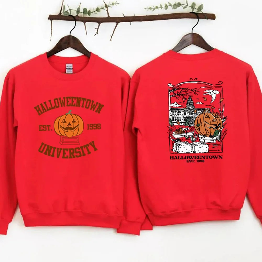 Halloweentown Sweatshirt Printed Pumpkin