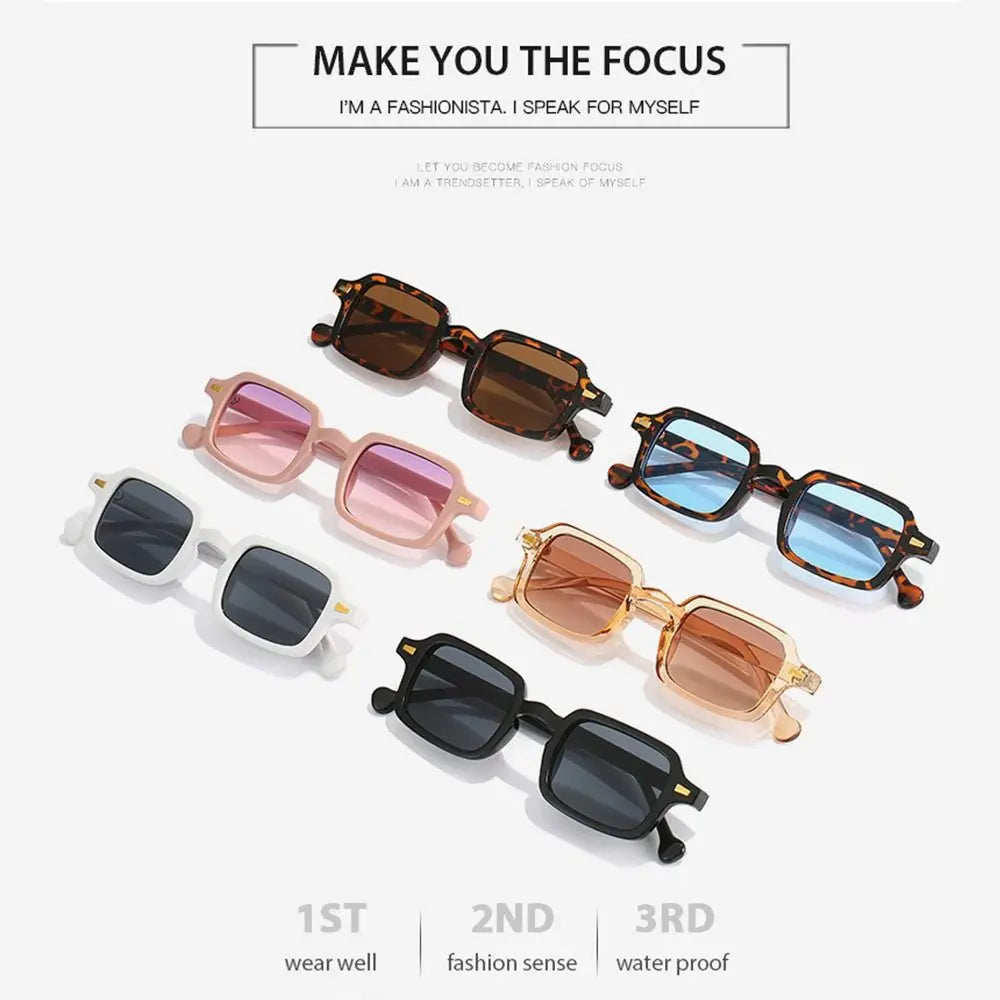 Square Sunglasses Women Anti-glare Retro
