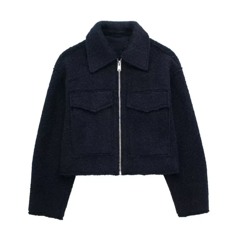 Winter Tweed Jacket Women