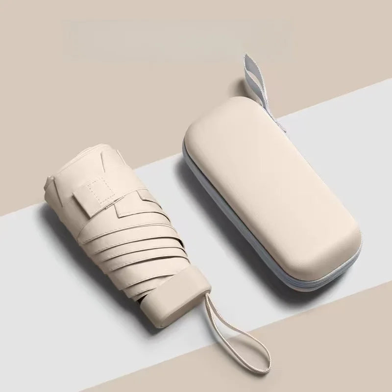 Mini Portable Umbrella – Stylish Protection Against Sun & Rain