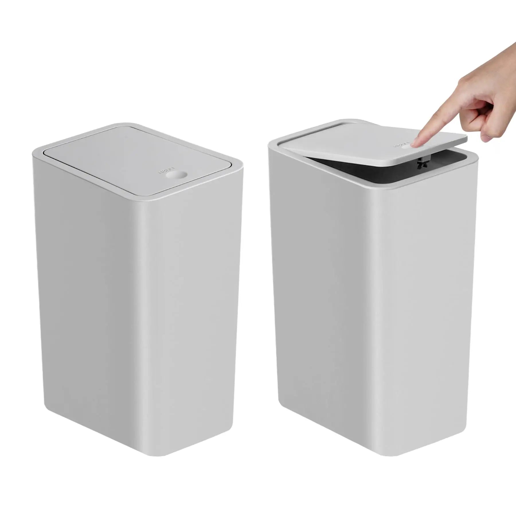 10L Pop-up Lid Bathroom Bin – Modern Design & Everyday Practicality