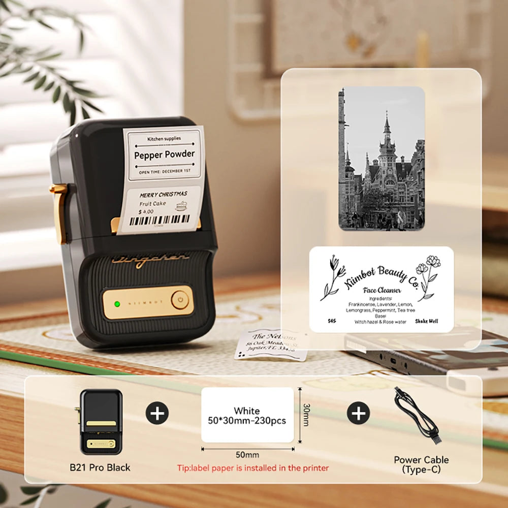 Niimbot B21 Pro portable label printer