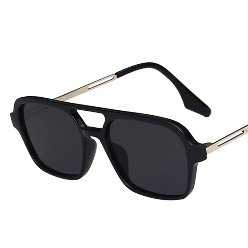 Retro Brand Small Rectangle Sunglasses