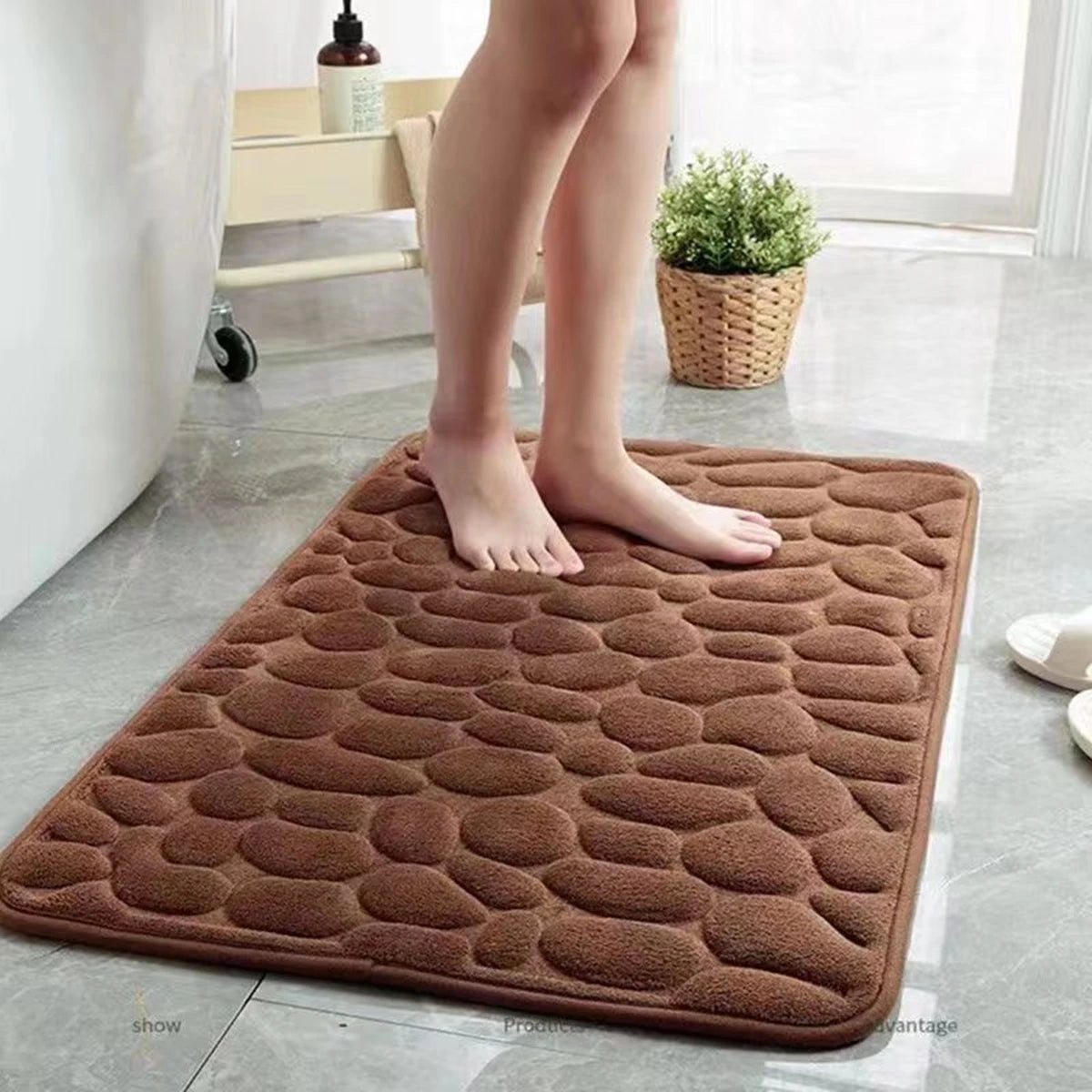 3D Anti-Slip Bathroom Mat – Comfort, Safety & Style at Your Feet