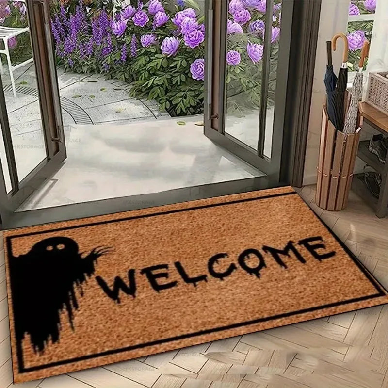 Halloween Doormat Mat Welcome