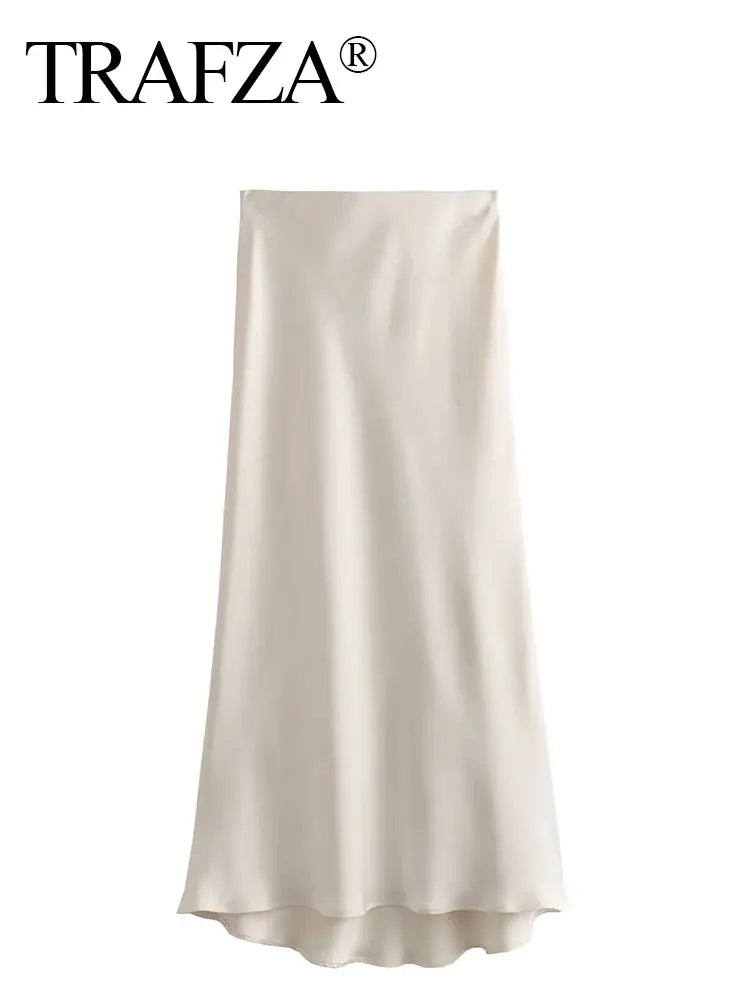 Long Skirt Classic Satin