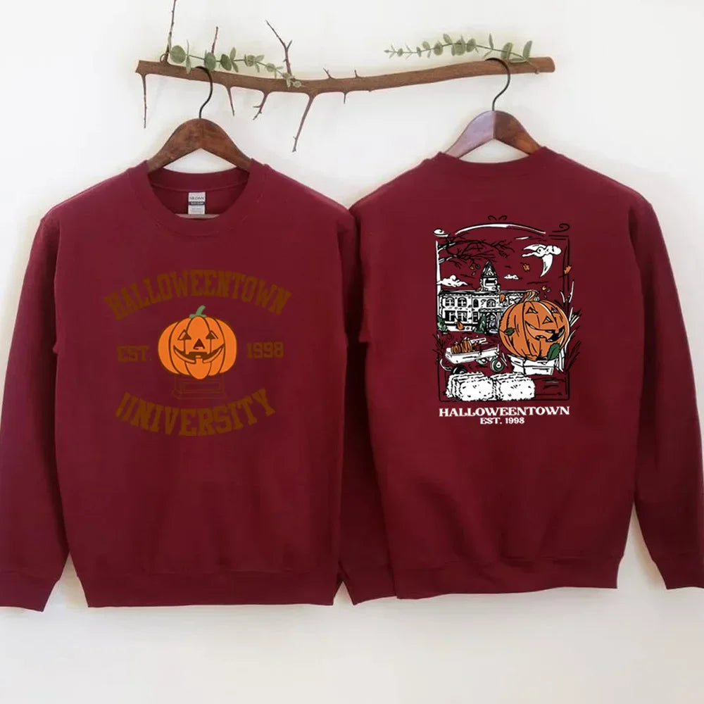 Halloweentown Sweatshirt Printed Pumpkin