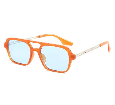 Retro Brand Small Rectangle Sunglasses