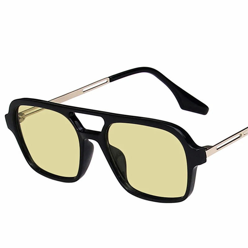 Retro Brand Small Rectangle Sunglasses