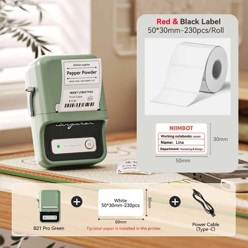 Niimbot B21 Pro portable label printer