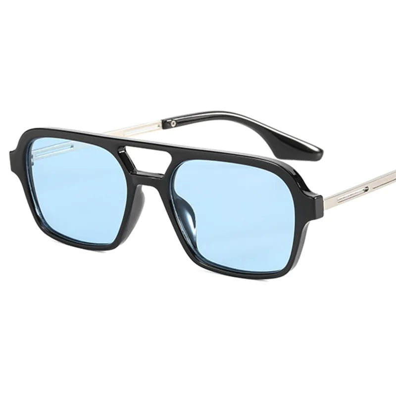 Retro Brand Small Rectangle Sunglasses