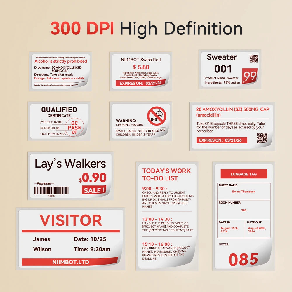 Niimbot B21 Pro portable label printer