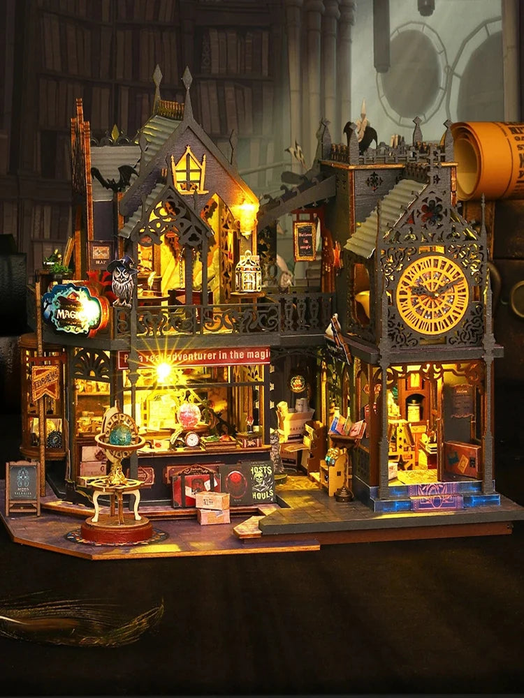 DIY Wooden Dollhouse with Lights – Magic, Creativity & Exquisite Details