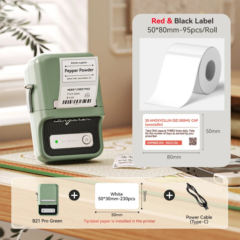 Niimbot B21 Pro portable label printer