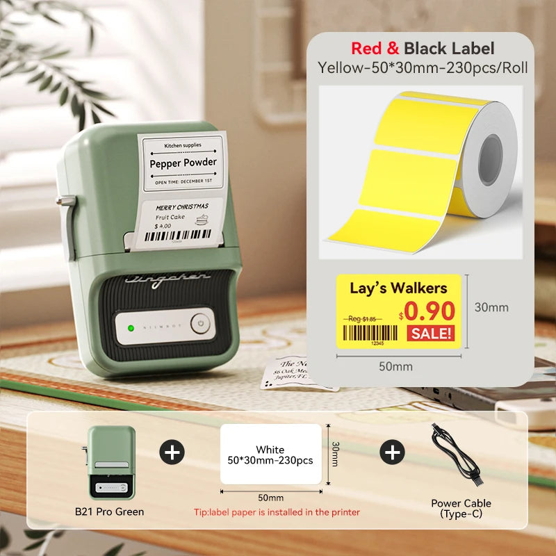 Niimbot B21 Pro portable label printer