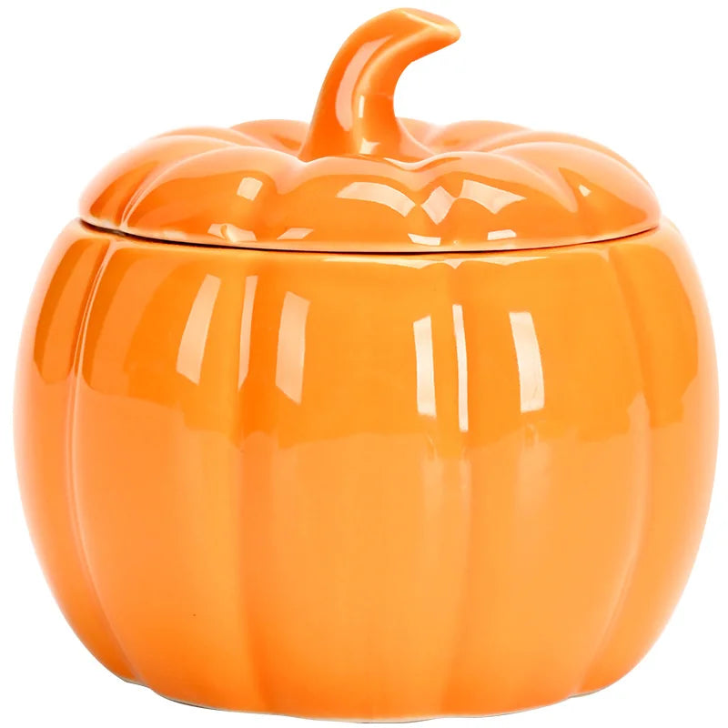 Simulated Pumpkin Tea Jar Ceramic Candy