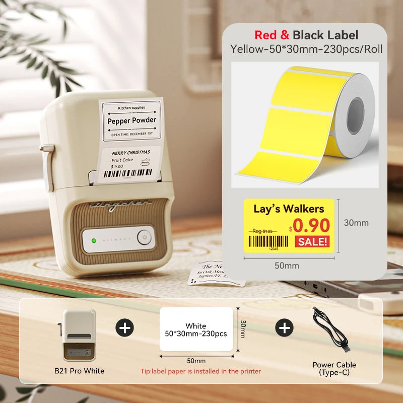 Niimbot B21 Pro portable label printer