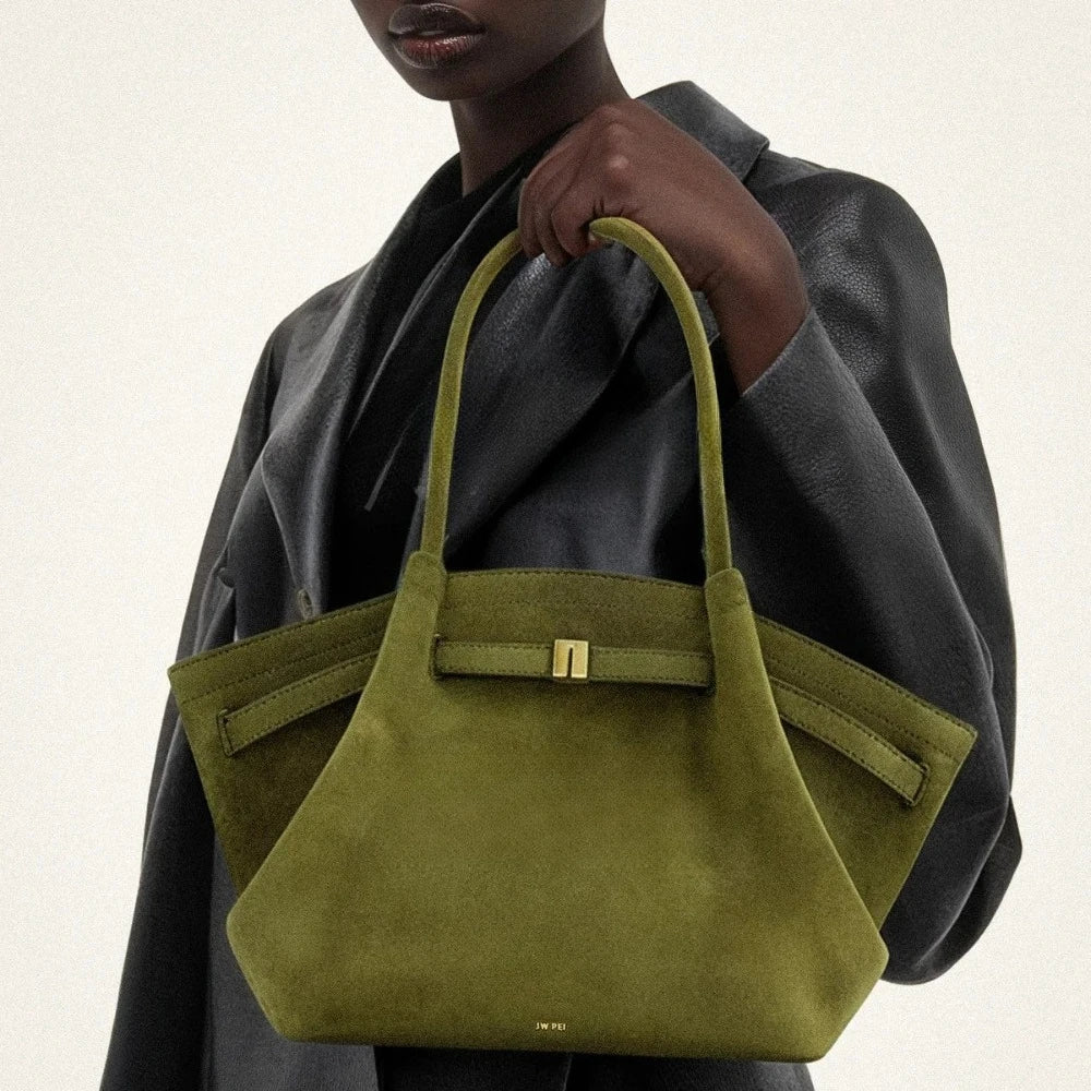 JW Pei Dumpling Bag Suede Shoulder