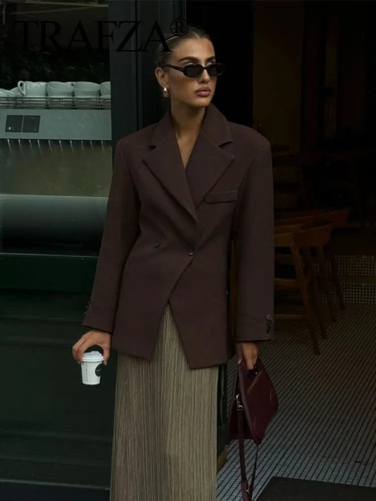 Blazer Lapel Slim Double