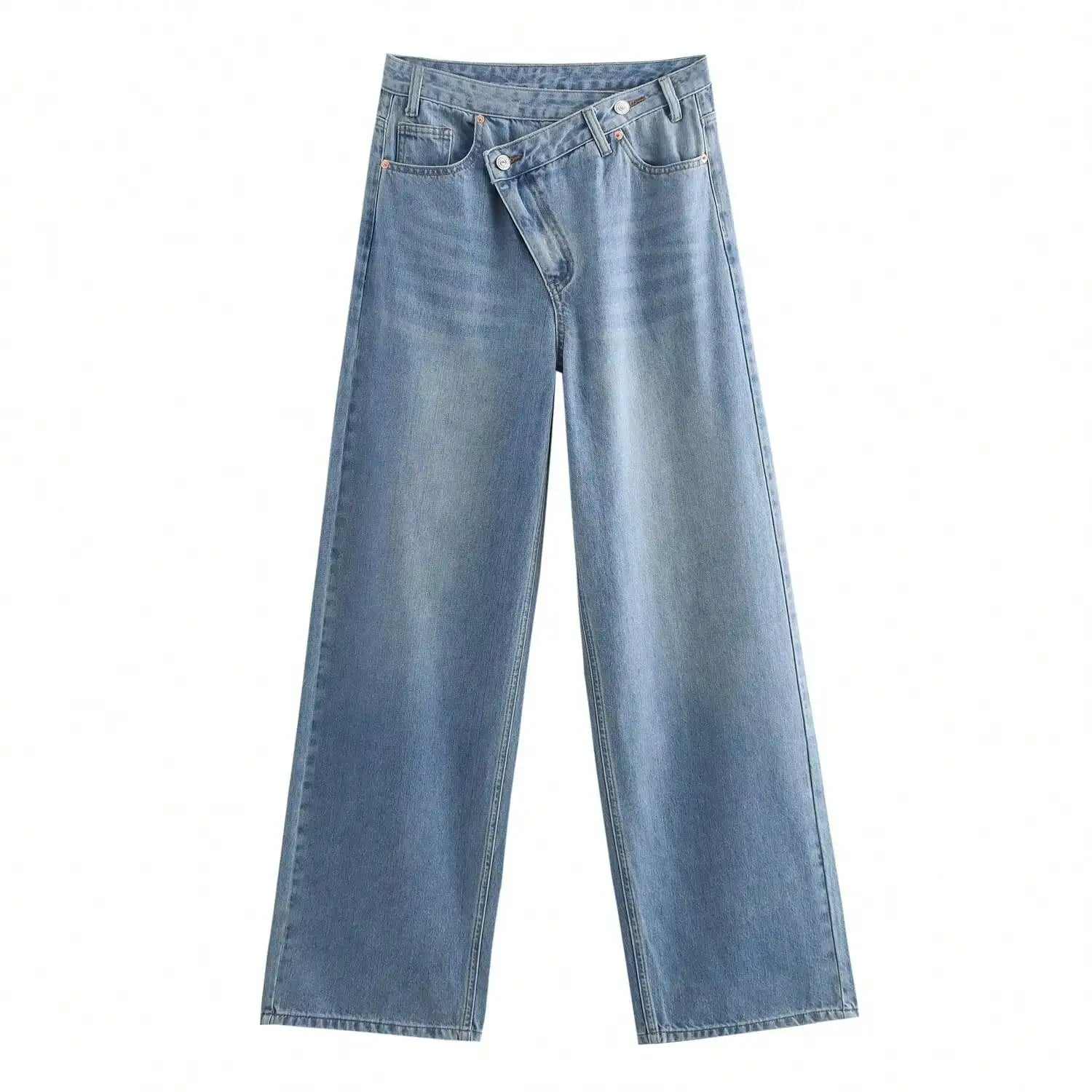 Straight Jeans Vintage Denim Pants