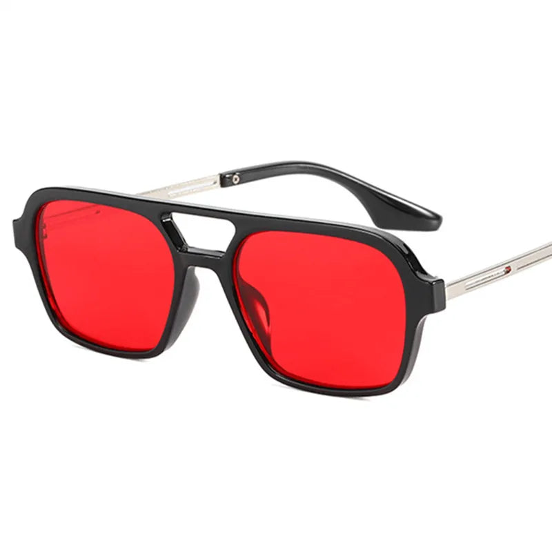 Retro Brand Small Rectangle Sunglasses