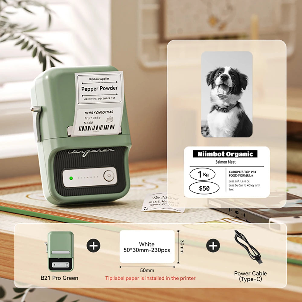 Niimbot B21 Pro portable label printer