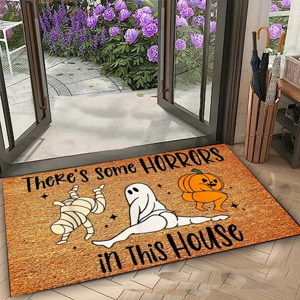 Halloween Doormat Mat Welcome