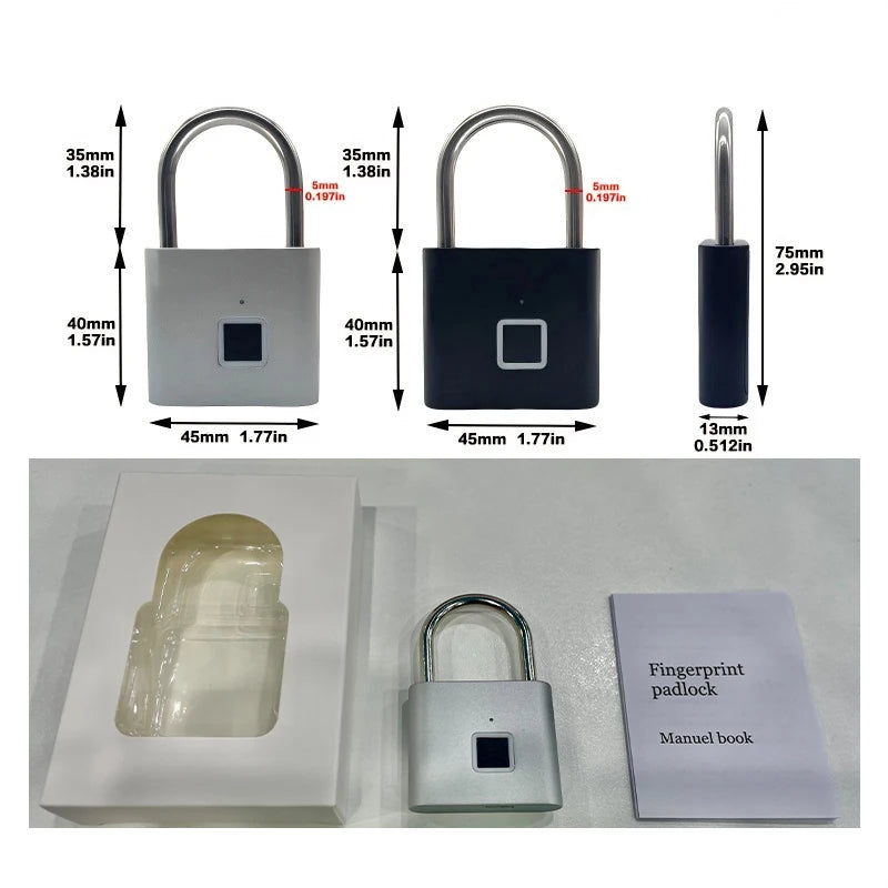 CDOK P2 Biometric Digital Padlock