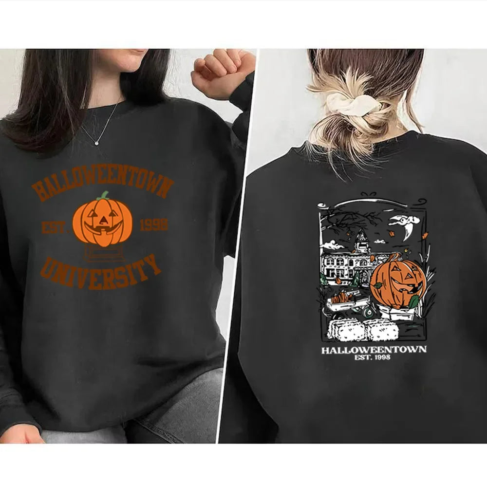 Halloweentown Sweatshirt Printed Pumpkin