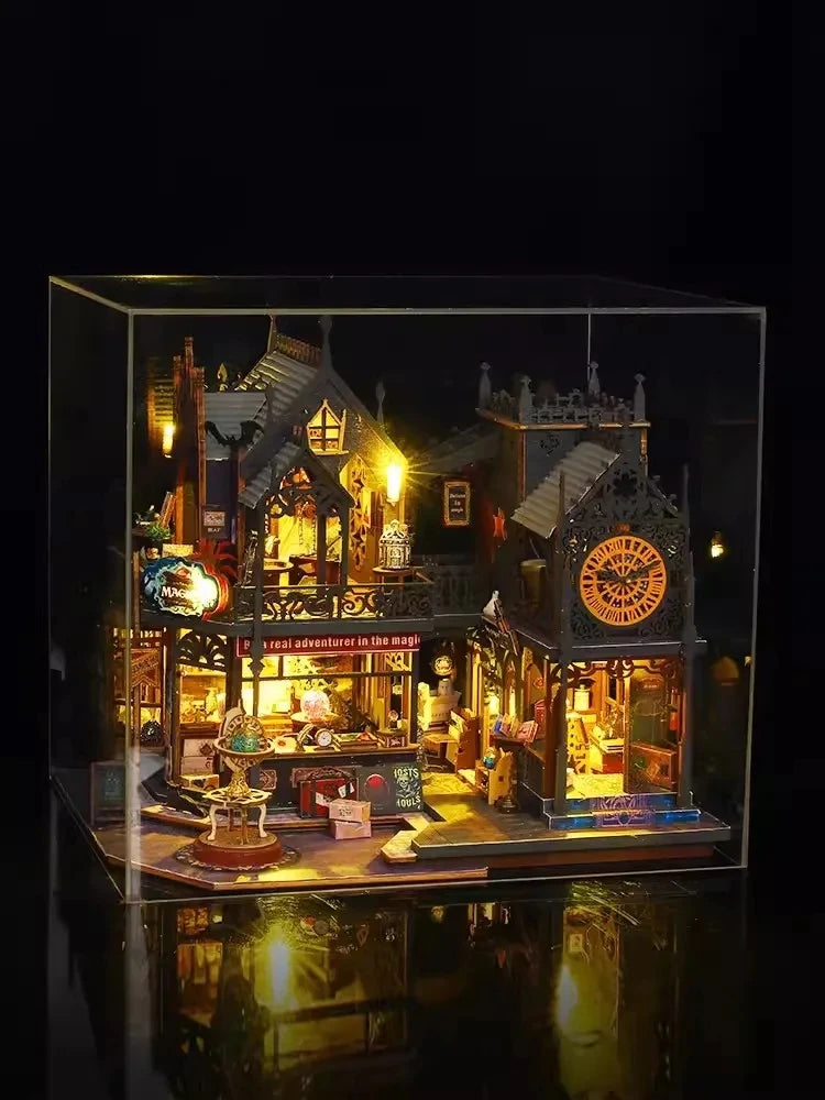 DIY Wooden Dollhouse with Lights – Magic, Creativity & Exquisite Details
