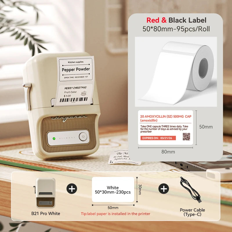 Niimbot B21 Pro portable label printer