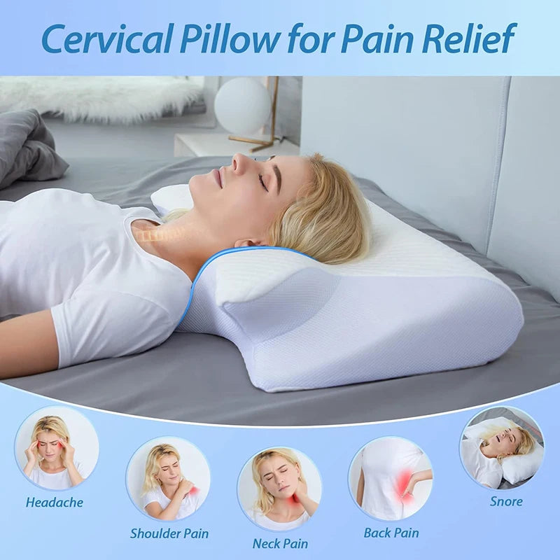 Orthopaedic Memory Foam Pillow – Ergonomic Comfort for Perfect Nights